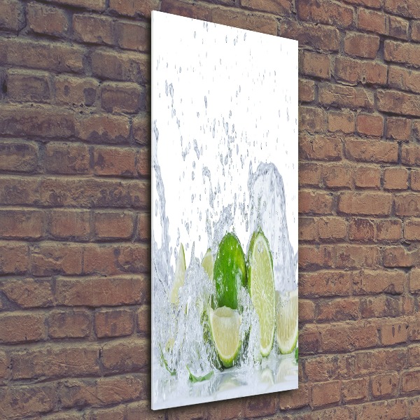 Cuadro de metacrilato moderno efecto cristal vertical Limas