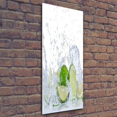 Cuadro de metacrilato moderno efecto cristal vertical Limas