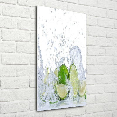Cuadro de metacrilato moderno efecto cristal vertical Limas