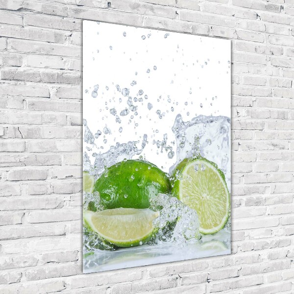 Cuadro de metacrilato moderno efecto cristal vertical Limas