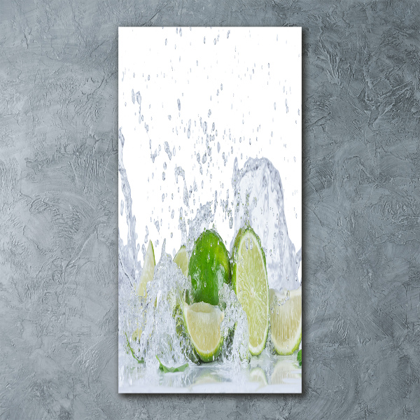 Cuadro de metacrilato moderno efecto cristal vertical Limas