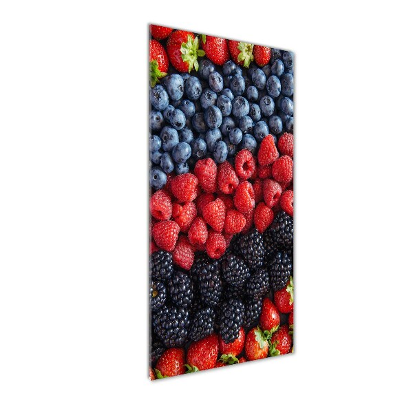 Cuadro de metacrilato vertical Frutos del bosque