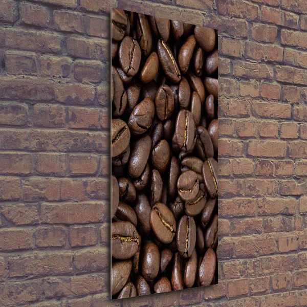 Impresión en metacrilato de alta calidad vertical Granos de café