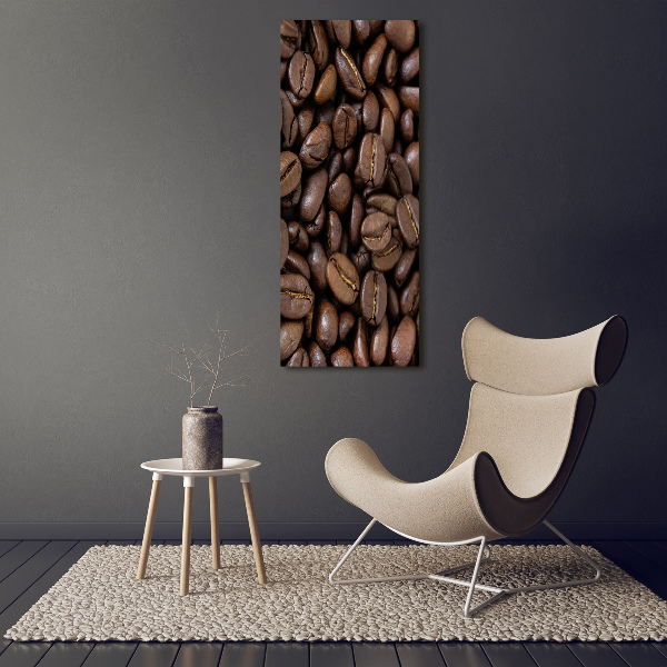 Impresión en metacrilato de alta calidad vertical Granos de café
