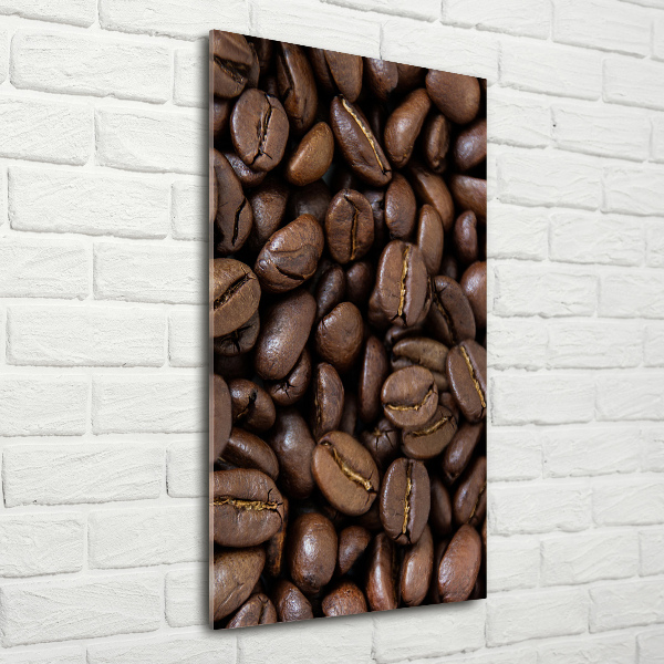 Impresión en metacrilato de alta calidad vertical Granos de café