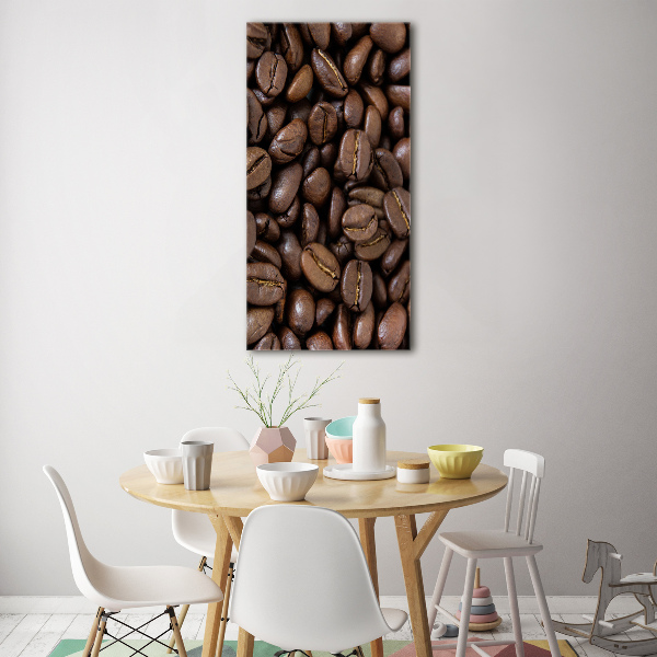 Impresión en metacrilato de alta calidad vertical Granos de café