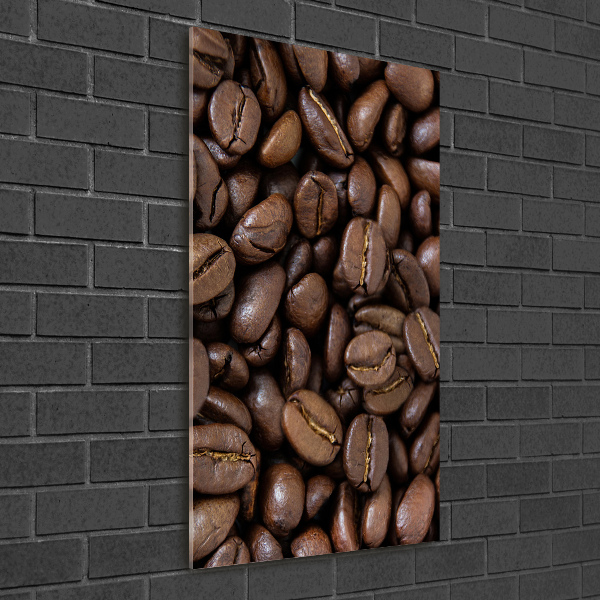 Impresión en metacrilato de alta calidad vertical Granos de café
