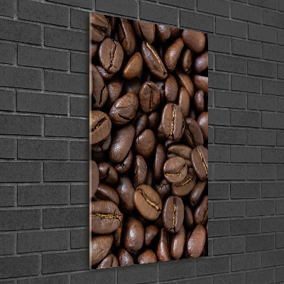 Impresión en metacrilato de alta calidad vertical Granos de café