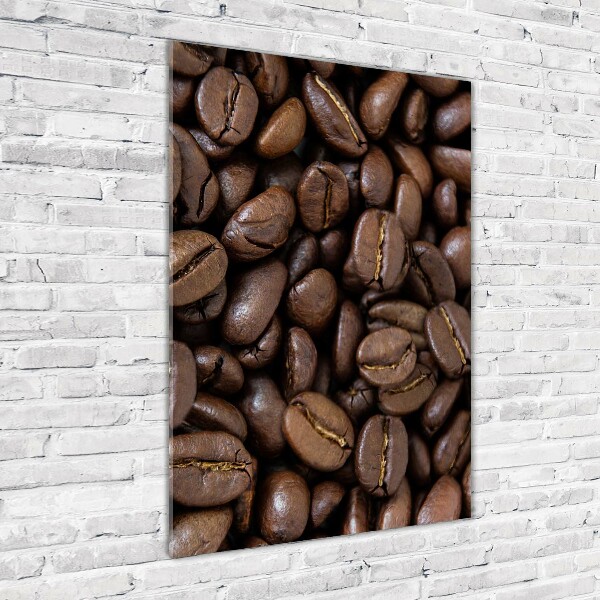 Impresión en metacrilato de alta calidad vertical Granos de café