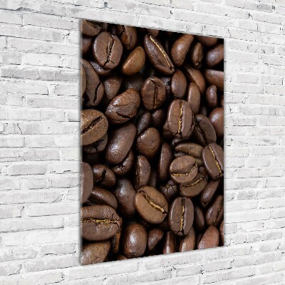 Impresión en metacrilato de alta calidad vertical Granos de café