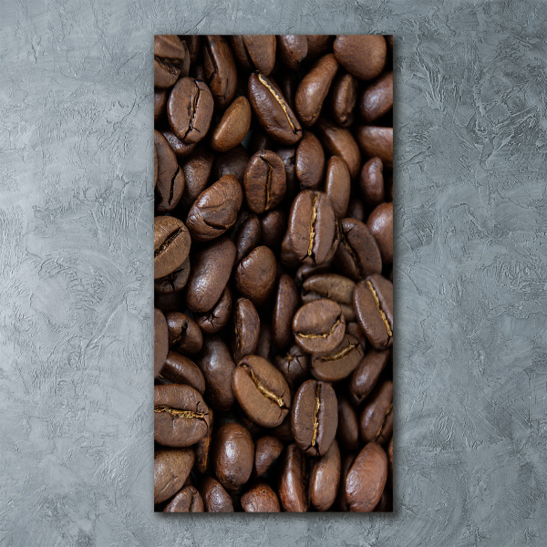 Impresión en metacrilato de alta calidad vertical Granos de café