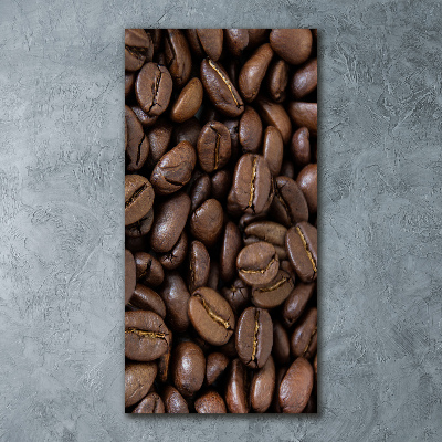 Impresión en metacrilato de alta calidad vertical Granos de café