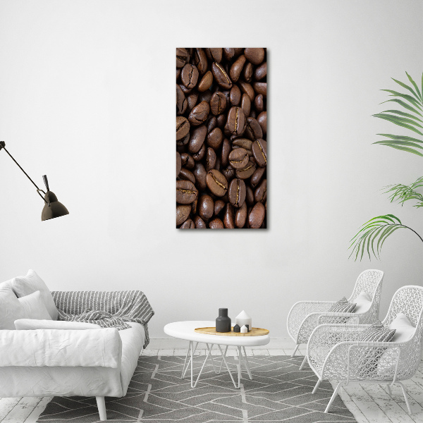 Impresión en metacrilato de alta calidad vertical Granos de café