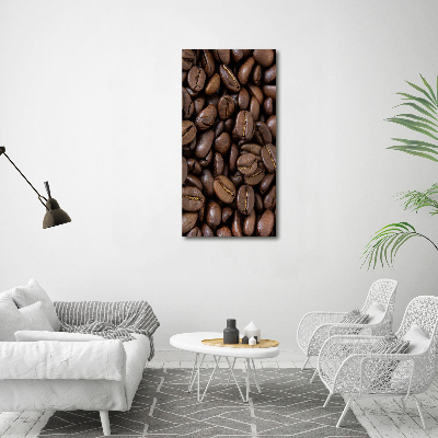 Impresión en metacrilato de alta calidad vertical Granos de café