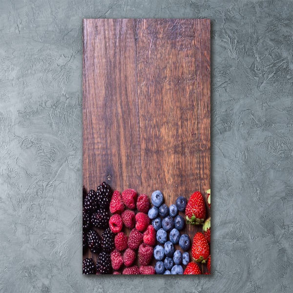 Impresión en metacrilato de alta calidad vertical Frutos del bosque