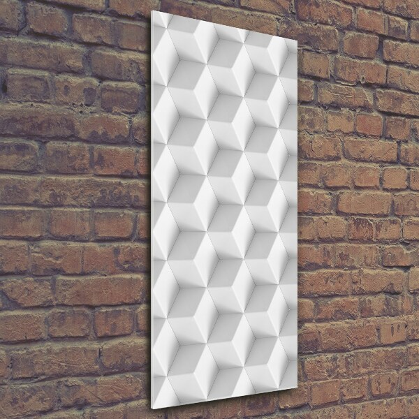 Cuadro de metacrilato vertical Abstracción 3D