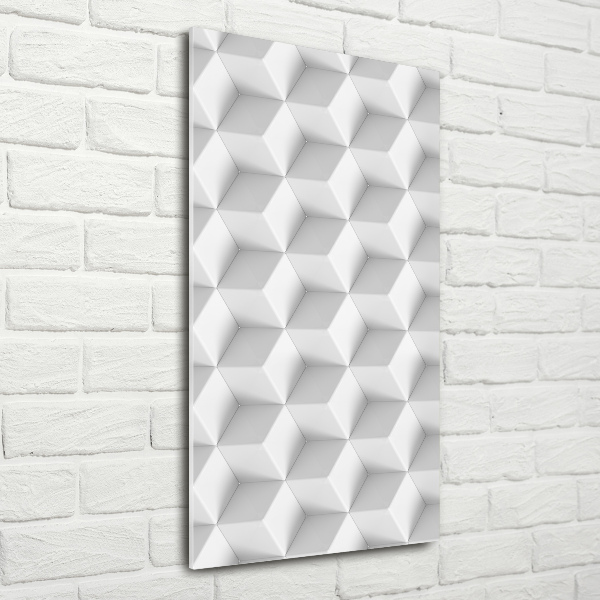 Cuadro de metacrilato vertical Abstracción 3D
