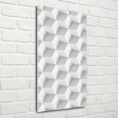 Cuadro de metacrilato vertical Abstracción 3D