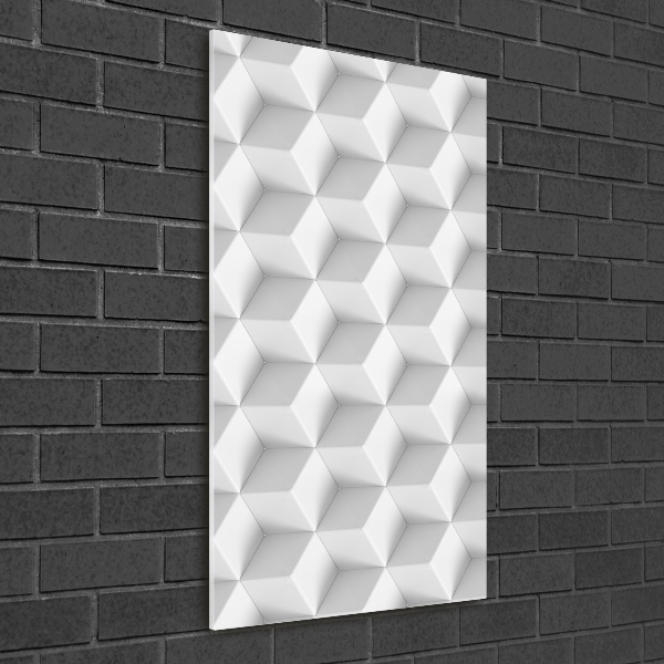 Cuadro de metacrilato vertical Abstracción 3D