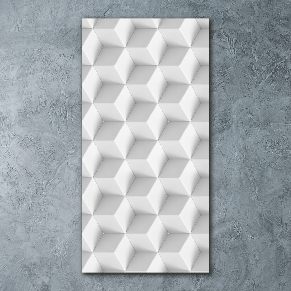Cuadro de metacrilato vertical Abstracción 3D