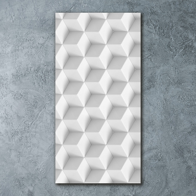 Cuadro de metacrilato vertical Abstracción 3D