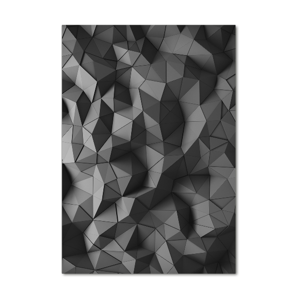 Cuadro de metacrilato moderno efecto cristal vertical Fondo 3D abstracto