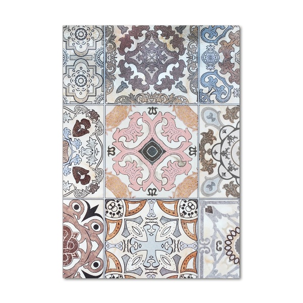 Cuadro decorativo en acrílico brillante vertical Azulejos de cerámica