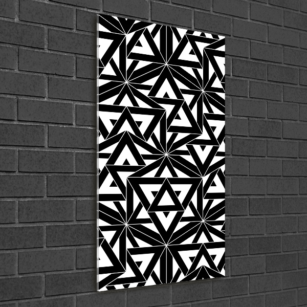 Cuadro de metacrilato vertical Fondo geométrico