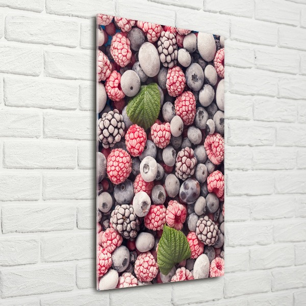 Cuadro de metacrilato vertical Fruta congelada