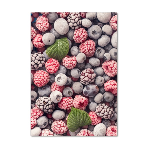 Cuadro de metacrilato vertical Fruta congelada