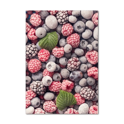 Cuadro de metacrilato vertical Fruta congelada