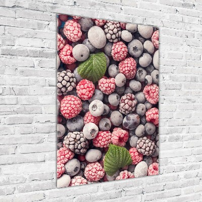 Cuadro de metacrilato vertical Fruta congelada
