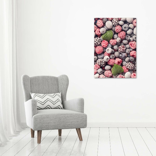 Cuadro de metacrilato vertical Fruta congelada