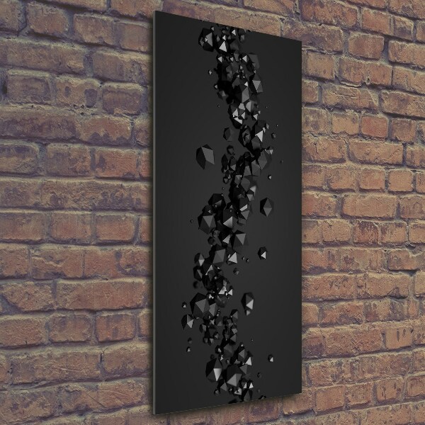 Cuadro de metacrilato vertical Abstracción 3D
