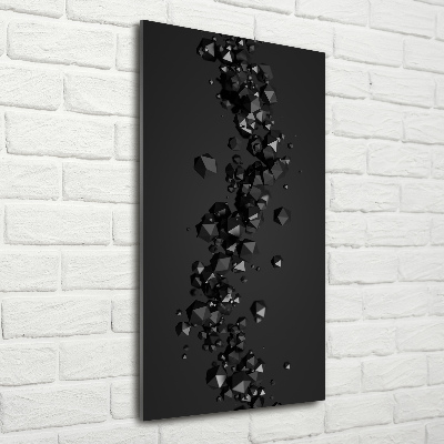 Cuadro de metacrilato vertical Abstracción 3D