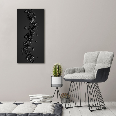 Cuadro de metacrilato vertical Abstracción 3D