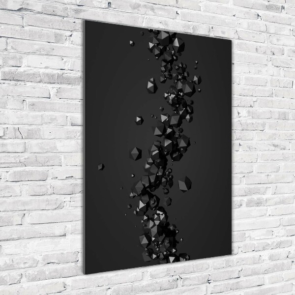 Cuadro de metacrilato vertical Abstracción 3D