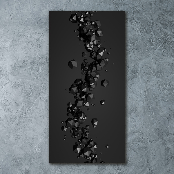 Cuadro de metacrilato vertical Abstracción 3D