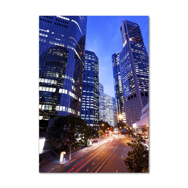 Cuadro de metacrilato vertical Rascacielos