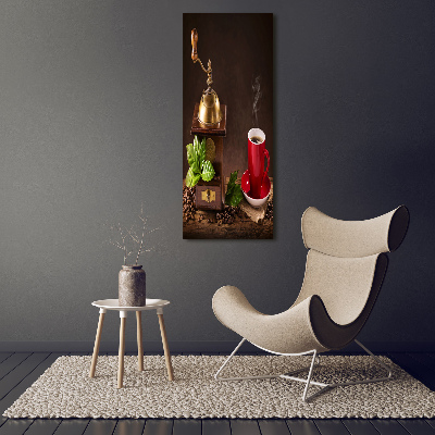 Impresión en metacrilato de alta calidad vertical Molinillo de café