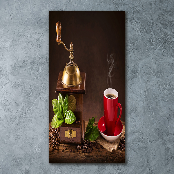 Impresión en metacrilato de alta calidad vertical Molinillo de café