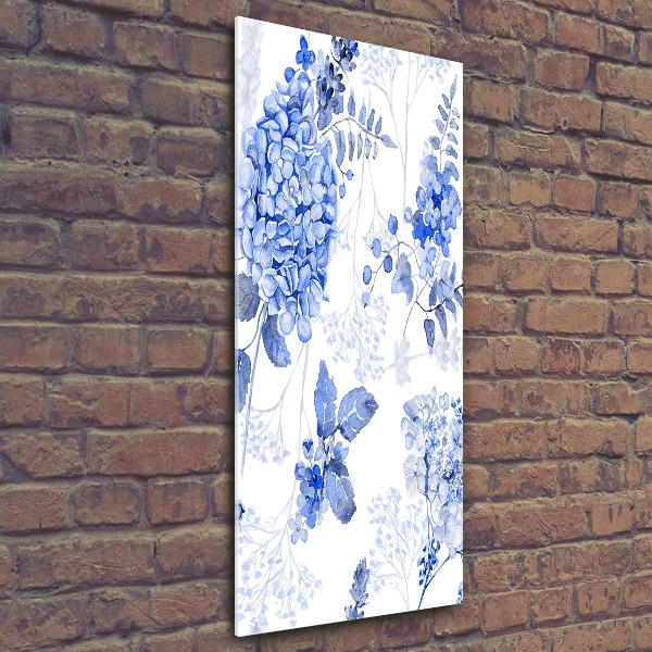 Cuadro de metacrilato moderno efecto cristal vertical Sin