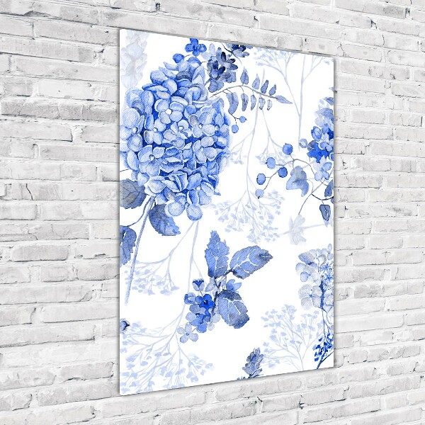 Cuadro de metacrilato moderno efecto cristal vertical Sin