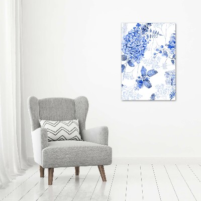 Cuadro de metacrilato moderno efecto cristal vertical Sin