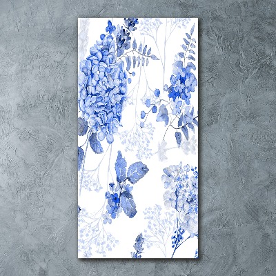 Cuadro de metacrilato moderno efecto cristal vertical Sin