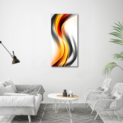 Cuadro de metacrilato vertical Ondas abstractas