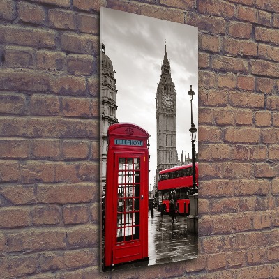 Cuadro de metacrilato vertical Big Ben de Londres