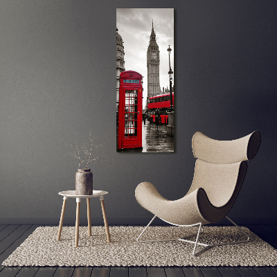 Cuadro de metacrilato vertical Big Ben de Londres