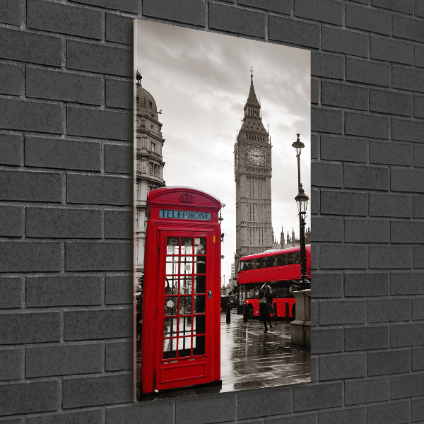 Cuadro de metacrilato vertical Big Ben de Londres