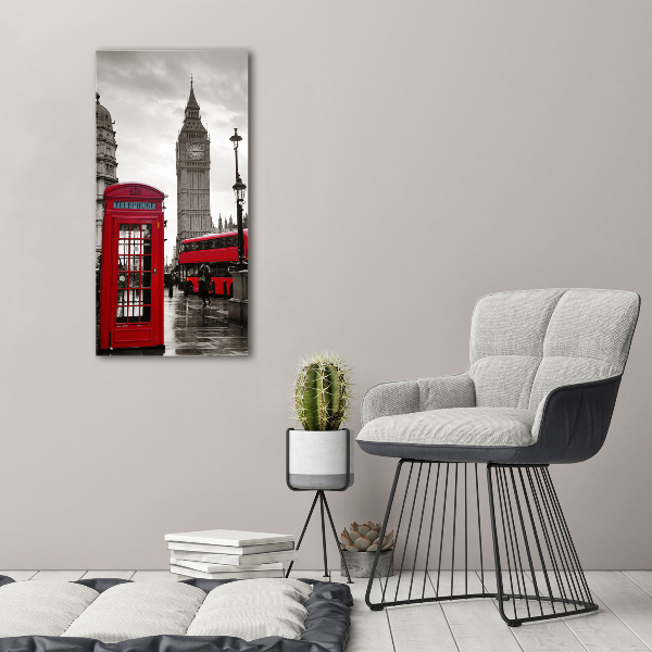 Cuadro de metacrilato vertical Big Ben de Londres